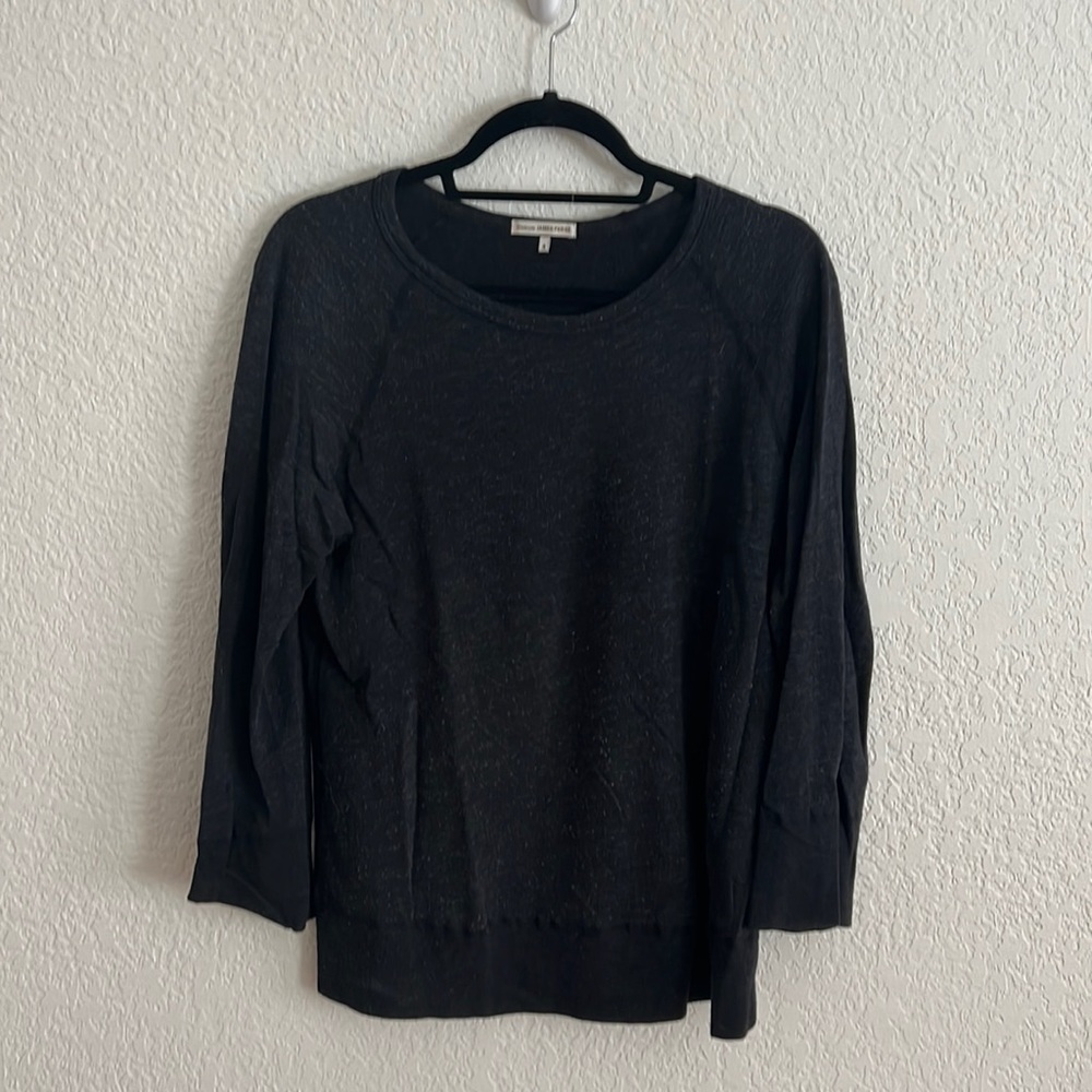 James Peres Terry Sweatshirt in black (size: 4 - XL)